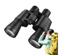 binocolo ad alte prestazioni, binocolo visione notturna per adulti, binocolo HD portatile 20x50 con ampio campo visivo, binocolo a mano per grandi distanze, piccolo binocolo per il birdwatching