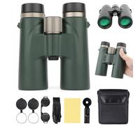 Binocolo ad alto ingrandimento 12 x 42 - visione notturna, impermeabile e portatile, per birdwatching, viaggi, osservazione delle stelle, caccia