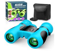 Binocolo Bambini 8x HD - Manuale Birdwatching Incluso, Giochi Bambini 3-12 Anni Compatto Cannocchiale Telescopio Giocattoli - Regalo Educativo per Esplorare