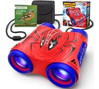 Binocolo Bambini con Bussola e Guida Uccelli, Binocoli Regalo Bambino Gioco Bimbo 3 4 5 6 7 8 9 Giochi Esterno Giardino Bambini Giocattoli Bambino 3-12 Anni Maschio Compleanno Pasqua Regalos