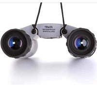 Binocolo compatto 10x25, binocolo con prisma Bak4, telescopio con rivestimento multi verde FMC, tascabile pieghevole