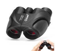 Binocolo compatto 6 x 25, mini tascabile, piccolo formato portatile, 9,5 °, grandangolo di campo visivo, 21 mm, oculare grande, occhiali ED Bak-4 Prism Professional HD per adulti, viaggi, sport