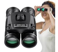 Binocolo Compatto, Gloculare da viaggio, 200 × 25 HD, Compact Concert, a stella ad alta risoluzione, telescopio portatile non scivolante per la pesca in campeggio