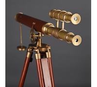 Binocolo con staffa triangolare vecchio Collezionismo