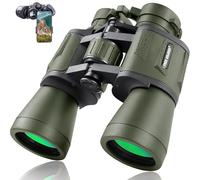 Binocolo - Binocolo per Adulti, BAK4 Prisma FMC Lens Binocolo Compatto con Adattatore per Smartphone per Escursionismo