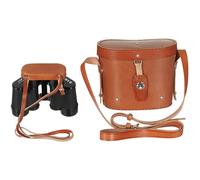 MFH Binocolo 8x30 nero con contenitore in pelle