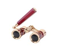 Binocolo da Teatro 3X25, Binocolo Compatto con Impugnatura, per Adulti, Bambini e Donne, Regalo Rosso