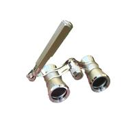 Binocolo da teatro 3x25, binocolo da teatro vintage con manico e catena, mini binocolo compatto for donne e uomini, perfetto for opera, concerti, Broadway, cinema(Champagne2)