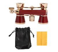 Binocolo da teatro vintage con catena, 3x25, compatto, leggero, pieghevole, con maniglia, elegante e raffinato, per concerti, opere liriche e