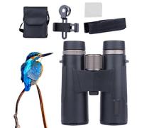 Binocolo da viaggio, binocolo tascabile | 12 x ingrandimenti impermeabili ad alta definizione visione notturna per adulti, escursionismo, caccia, osservazione campeggio