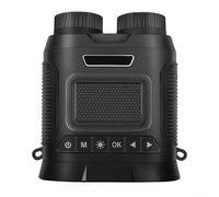 Binocolo digitale dal design elegante per visione notturna, perfettamente adatto per attività all'aperto come campeggio e pesca (nero)