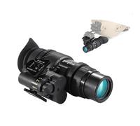 Binocolo for visione notturna a infrarossi, tattico militare, occhiali for visione notturna 1X32, monoculare, indossabile sulla testa, for campeggio, caccia e sicurezza