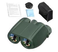 Binocolo impermeabile, 10 x 25, messa a fuoco facile e impermeabile, ideale per viaggi ed escursioni, per la navigazione, i viaggi, i concerti, le escursioni, il campeggio, la pesca, gli amanti del
