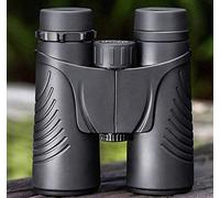 Binocolo impermeabile 10x42, binocolo con rivestimento multi verde FMC, grande oculare, occhiali rotanti, corpo antiscivolo, telescopio, adatto per caccia, viaggi, campeggio, attività all'aperto