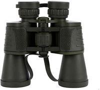 Binocolo in metallo 10X50 - Binocolo ad alta trasmissione luminosa con oculare grande HD e grandano per campeggio e birdwatching - Design antiscivolo