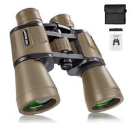 Binocolo militare da 20 x 50 per adulti con adattatore per smartphone, compatto e impermeabile, per birdwatching, caccia, concerti, viaggi, teatro con lente BAK4 Prism FMC, fango