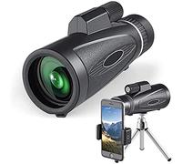 Binocolo monoculare impermeabile 18x62 ad alta definizione BAK4 Prisma e FMC HD con supporto per smartphone e monocolo treppiede per Bir