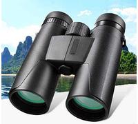 Binocolo per adulti, 10X42 HD portatile con ampio campo visivo, telescopio impermeabile dritto per caccia all'aperto, prisma BAK4 rivestito FMC