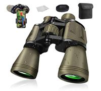 Binocolo per Adulti 20 X 50 Con Smartphone Adapte HD Binocolo Con Obiettivo FMC