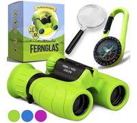 Binocolo per bambini - 8x21 - set completo con lente d'ingrandimento per bambini e bambine di 4, 5, 6, 7 e 8 anni