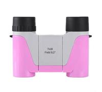 Binocolo per bambini e bambini, mini telescopio con ingrandimento 7 x 8, per teatro e concerti, regalo per bambini, campeggio per bambini, regalo per spie (rosa)