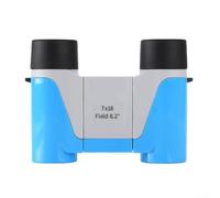 Binocolo per bambini piccoli e piccoli, mini telescopio con ingrandimento 7 x 8, per teatro e concerti, regalo per bambini, campeggio per bambini, regalo per spie (blu)