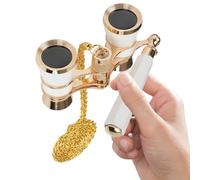 Binocolo per teatro, portatile, vintage, elegante, per teatro, concerti musicali, mini binocolo, per spettacoli cinematografici, viaggi, visite turistiche, concerti musicali