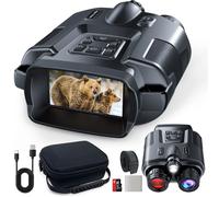 Binocolo per visione notturna 4K Schermo da 3 pollici Zoom digitale 8X con luce tattica 5000mAh Occhiali notturni per visione a infrarossi ricaricabili