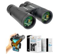 Binocolo Smithsonian per adulti Binocolo Smithsonian con 10 x 42 binocolo per bird watching, escursionismo, viaggio binocolo impermeabile con diottrie regolabili guida per il birdwatching