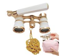 Binocolo teatrale da donna, vintage, compatto, elegante, occhiali da teatro, birdwatching, binocolo portatile, per spettacoli cinematografici, viaggi, visite turistiche, concerti musicali