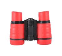 Binocolo. Telescopio giocattolo for bambini, ingrandimento 4x30, binocolo, birdwatching, esplorazione, campeggio, regalo di compleanno for bambini. Birdwatching(Red)