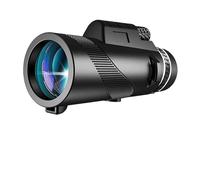 binocolo. Telescopio mobile monoculare 10X42 con adattatore for smartphone e treppiede for birdwatching, caccia, escursionismo .compatto(Blue)