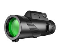 binocolo. Telescopio monoculare portatile HD potente, zoom a lungo raggio, prismatico ad alta potenza, for caccia, campeggio, turismo, uclli .compatto(Green Set A)