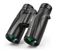 Binocolo UHD 10 x 42 per adulti, ad alta potenza, impermeabile, visione ampia, visione chiara in condizioni di scarsa illuminazione e binocolo leggero, essenziale per caccia, campeggio, crociera