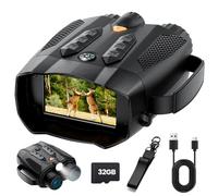 Binocolo Visore Notturno 4K: Night Vision con Batteria Ricaricabile Da 5000mAh - Visione Notturna 10X Digitale Zoom 7-Livelli Infrarossi 3" - Regali Di Caccia Per Uomini/Papà/Marito - Campeggio