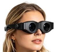 Binocular Glasses for Adults, Night Vision High Magnification Eyewear | HD Lens Double-Layer Fishing Glasses for Men Angler Outdoor Water Sports Concert Boat Sea Kayak