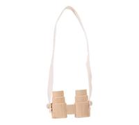 Binoculars For Kids - Wooden Folding Adjustable Toy Binoculars
