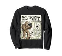 BiNow Sai Come Ci Si sente Alien Bigfoot Felpa