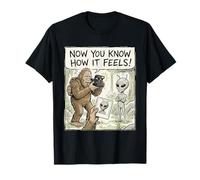 BiNow Sai Come Ci Si sente Alien Bigfoot Maglietta