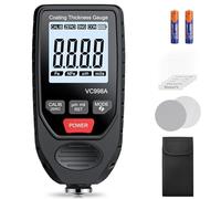 BINTA Misuratore di spessore della vernice auto, 0-1500μm, per controllo | ± 3% + 2 µm di precisione, risoluzione di 0,1 µm, Fe/NFE automatico, misuratore di spessore dello strato per vernice auto per