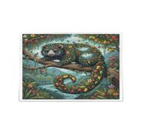 Binturong Jungle Canopy Collage Jigsaw Puzzles Puzzle impegnativo 500 pezzi