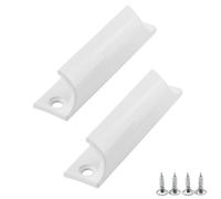 BinXiaoQin Maniglia esterna per porta del balcone, porta esterna (bianco)