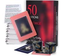 binxliuxo Couples Dating Night Dice Game - 50 Cards, 2 Love Dice for Romantic Dates, Bedroom Play, Naughty Game Suprises for Couples