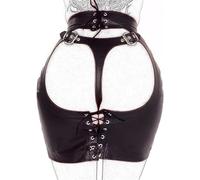 binxliuxo Nero PU donne Molti accessori B-D-S-M donne