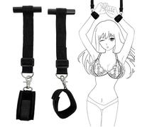 binxliuxo Un paio di braccialetti in nylon nero B - D - S - m