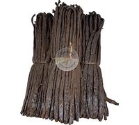 BIO- 1 Kg Bellissimi Baccelli freschi di Vaniglia Bourbon interi - Grado A - naturale - Nero gourmet 14 - 16 cm Controsoffitto delle spezie Madagascar - DIRECT Produttore Bio (AB)