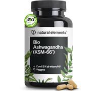 Bio Ashwagandha KSM-66 - Alto Dosaggio - 180 Capsule - Ashwagandha Bio Certifica