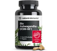 Bio Ashwagandha KSM 66 Alto Dosaggio 180 Capsule Ashwagandha Bio Certificata