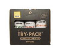 BioBizz TRYPACK - INDOOR Fertilizzanti Organici BIOGROW, BIOBLOOM, TOPMAX 250 ML