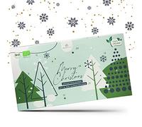BIO Calendario dell'Avvento dei semi 2023 con 24 diverse varietà di ortaggi da piantare - Ideale come regalo per gli appassionati di giardinaggio